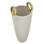 Voir la diapositive 5 : Paris Prix Vase Design en Céramique  Shopping  45cm Blanc