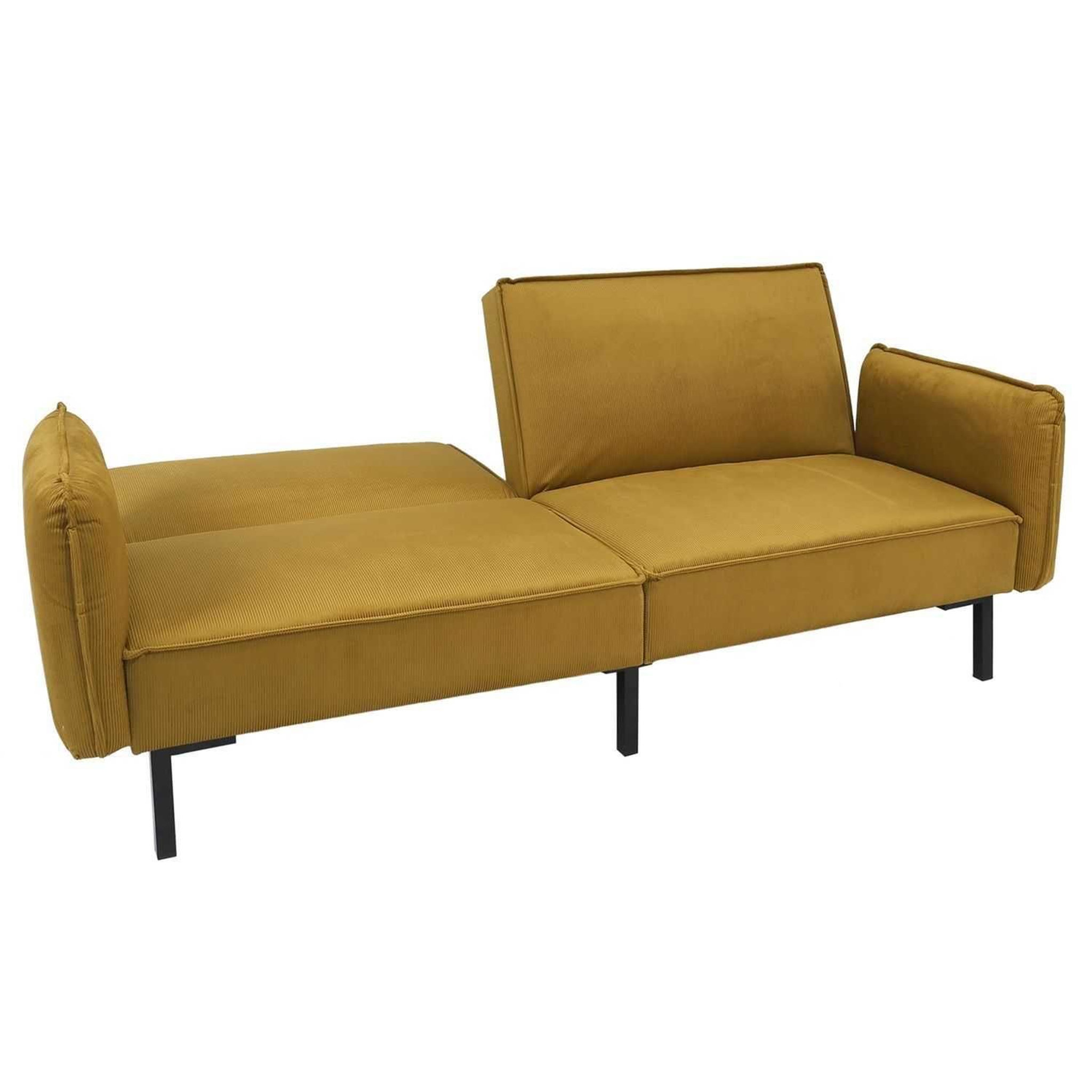 Voir la diapositive 5 : The Home Deco Factory Canapé convertible en velours Giulia