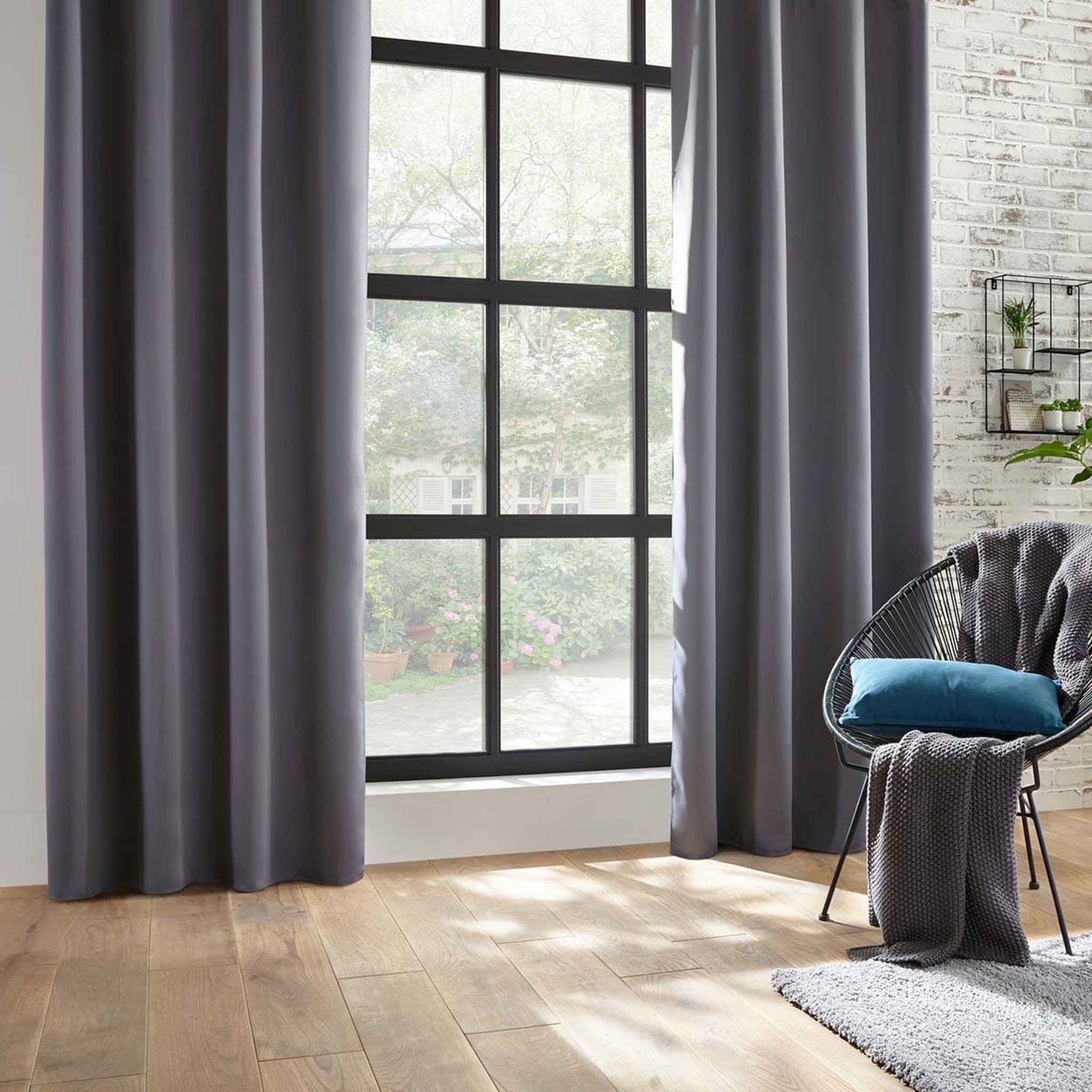ATMOSPHERA Rideau occultant  topa  140x260 anthracite