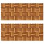 Voir la diapositive 1 : VIDAXL Kit de tuiles de plancher en acacia 30 x 30 cm 20 pcs