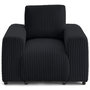 Voir la diapositive 1 : LISA DESIGN Garance - fauteuil en velours côtelé grosses côtes