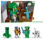 Voir la diapositive 6 : LEGO Minecraft 21243 Les pics gelés, Jouet Garçons et Filles 8 Ans, Cavernes des Montagnes, avec Figurines Steve, Creeper et Chèvre, et TNT, Biome Glacé