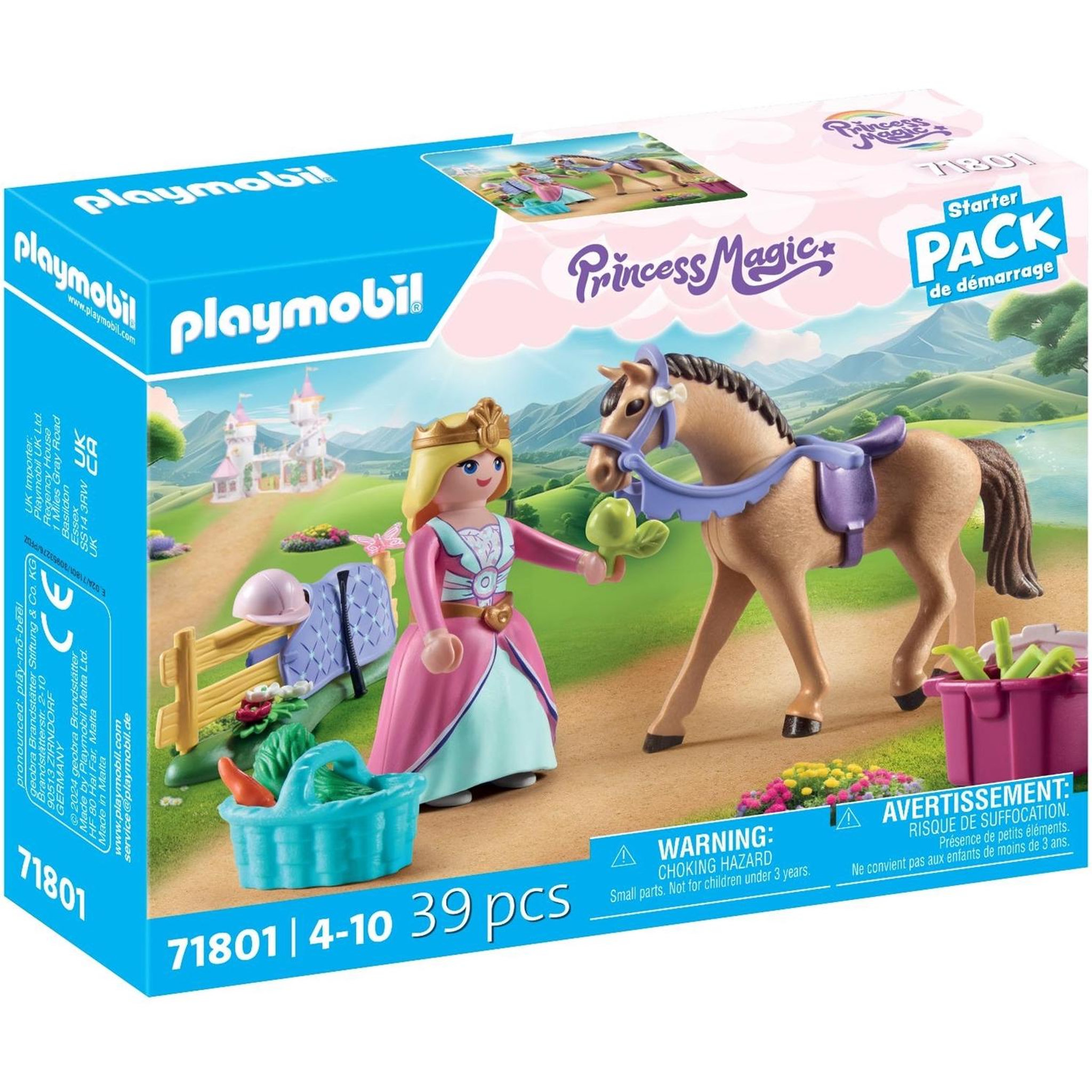 PLAYMOBIL Princess Magic Princesse cavalière, cheval et matériel équestre