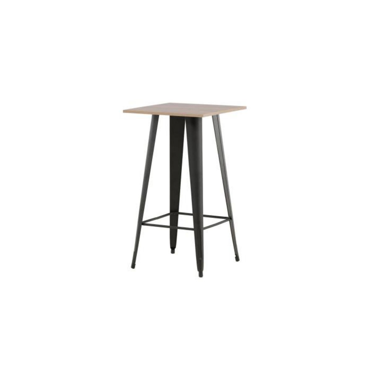 Paris Prix Table de Bar  Tempe  105cm Noyer