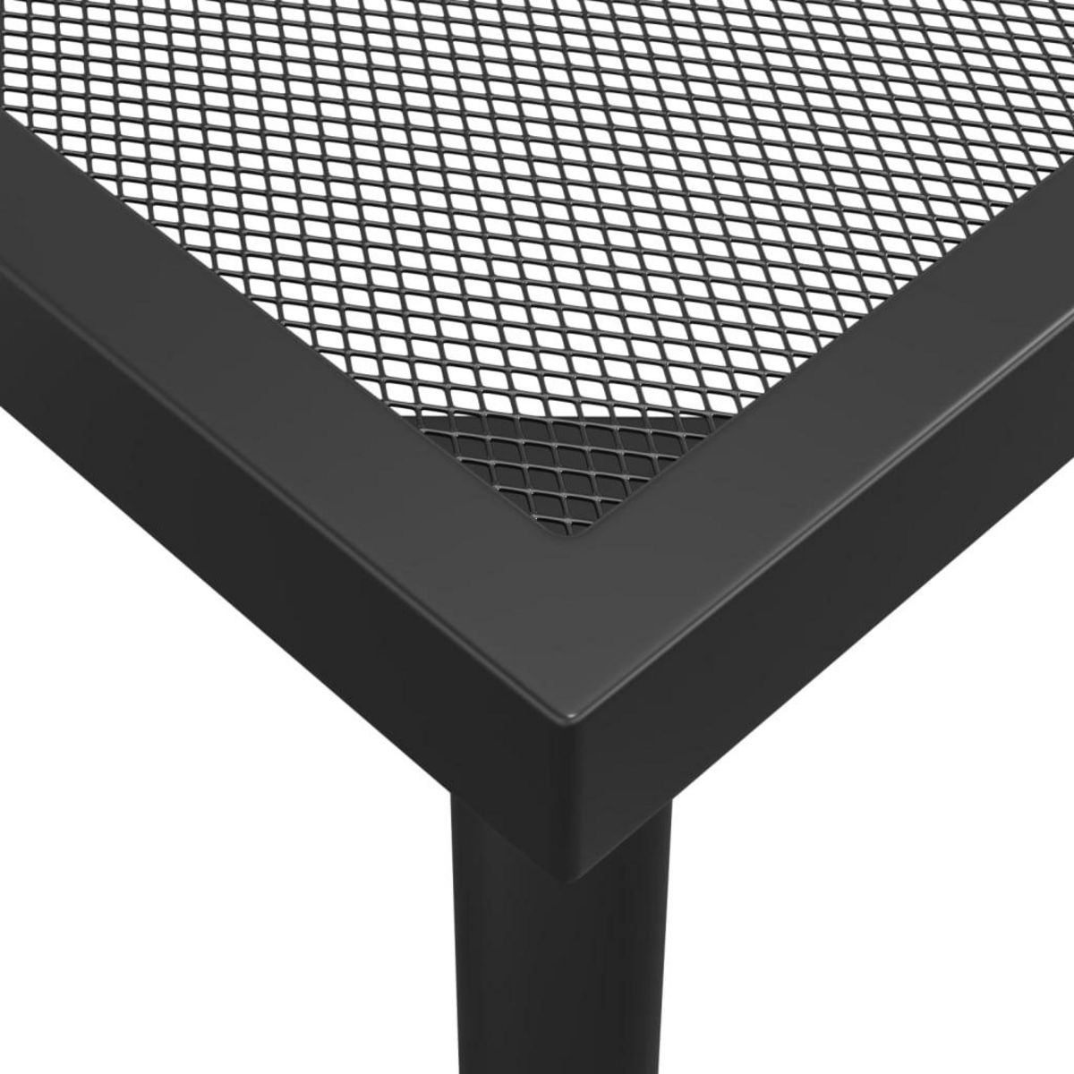 VIDAXL Table de jardin anthracite 100x100x72 cm Treillis d'acier