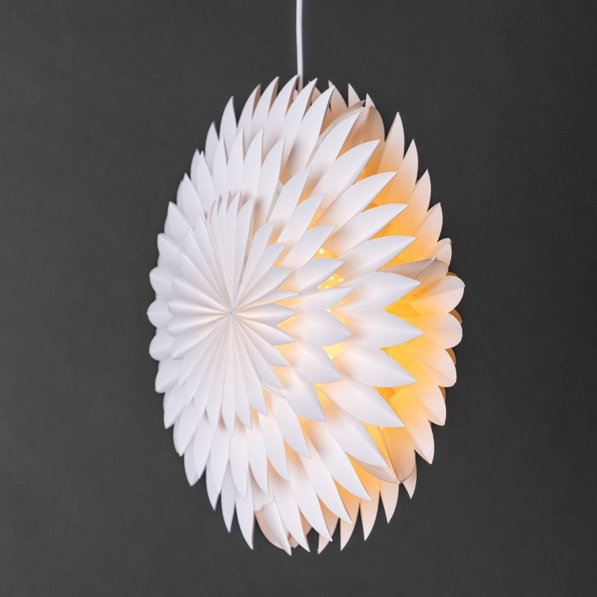 Voir la diapositive 6 : Paris Prix Lampe suspension déco  storlien  46cm blanc