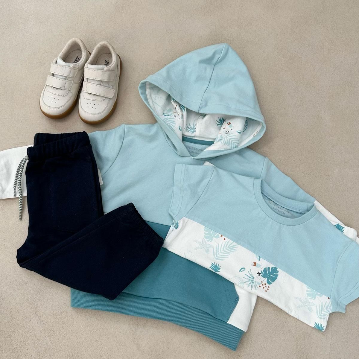 Petit Béguin Sweat-shirt à capuche bébé Manaus