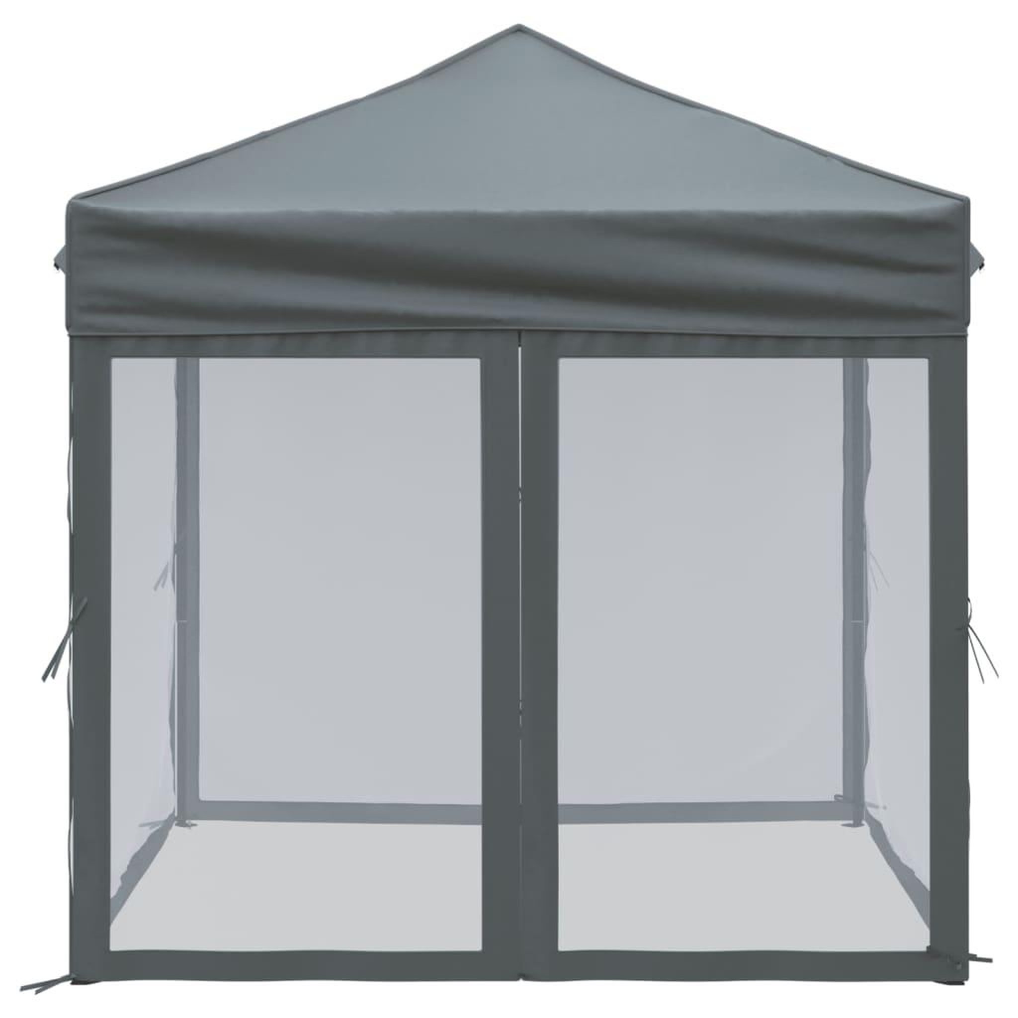 Voir la diapositive 4 : VIDAXL Tente de reception pliable avec parois Anthracite 2x2 m