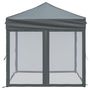 Voir la diapositive 4 : VIDAXL Tente de reception pliable avec parois Anthracite 2x2 m