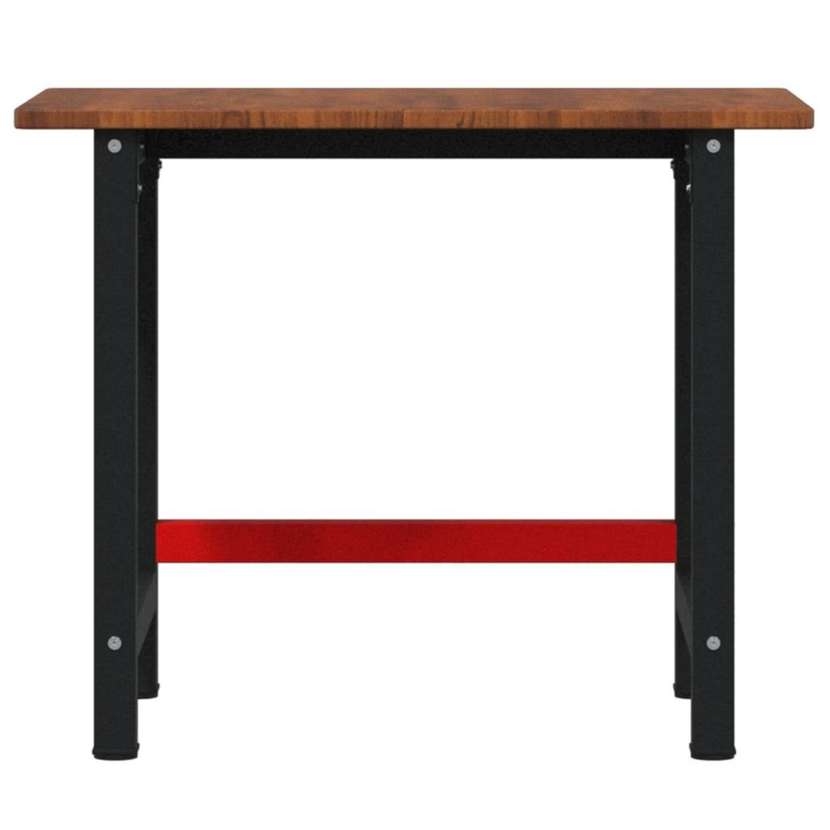 VIDAXL Etabli marron fonce bois de chene massif rectangulaire