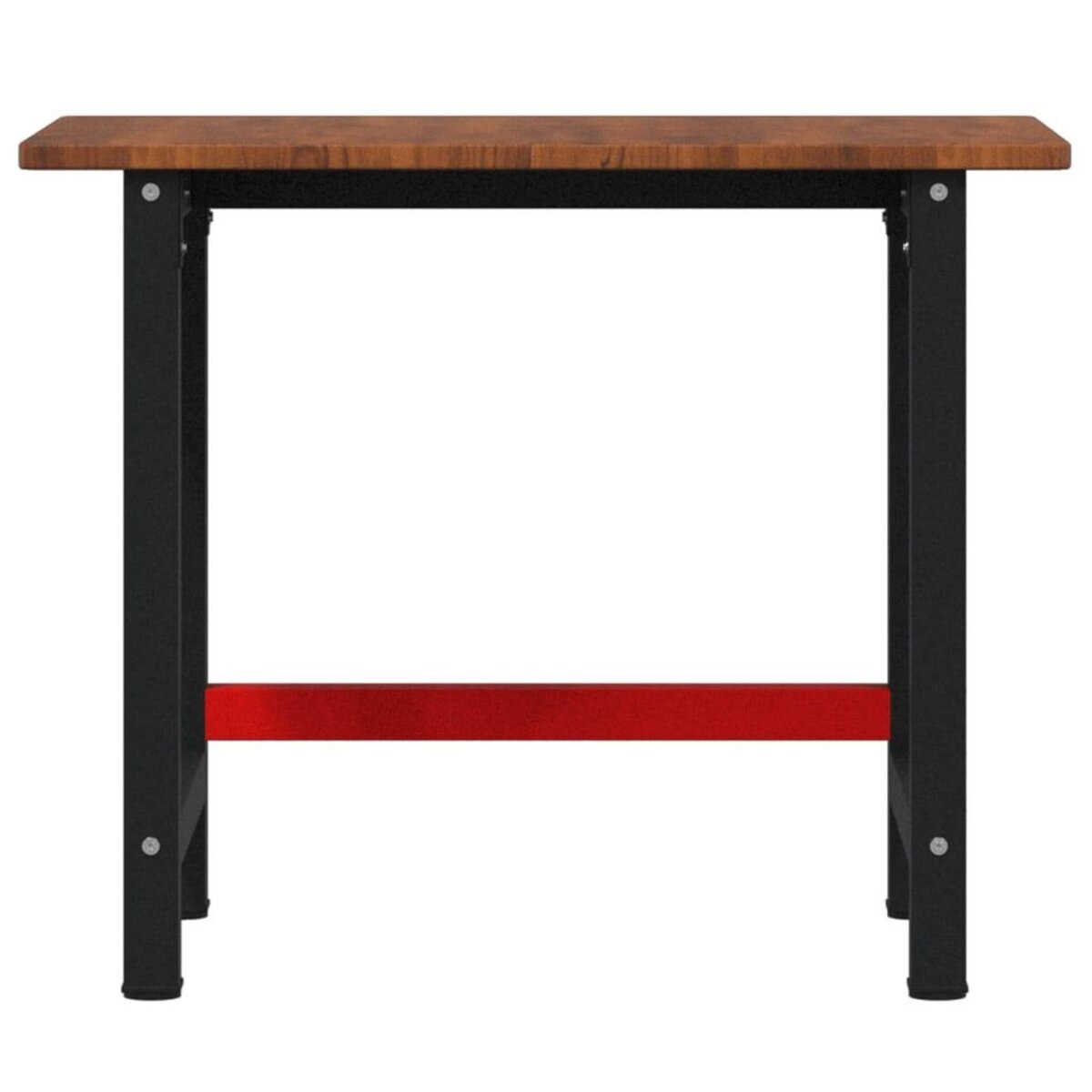 VIDAXL Etabli marron fonce bois de chene massif rectangulaire