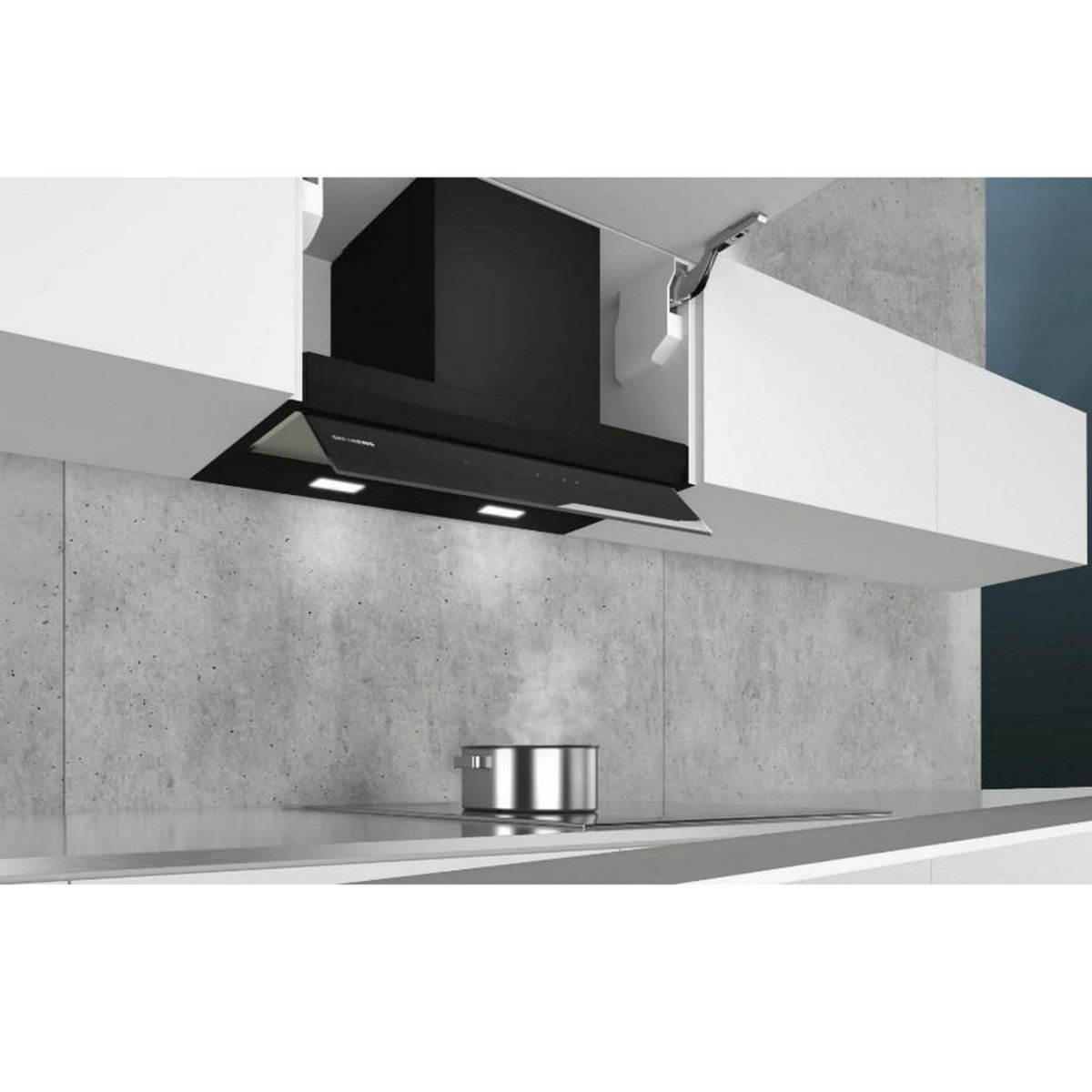 Siemens Hotte box intégrée 60cm 460m3/h noir - lj67bam60