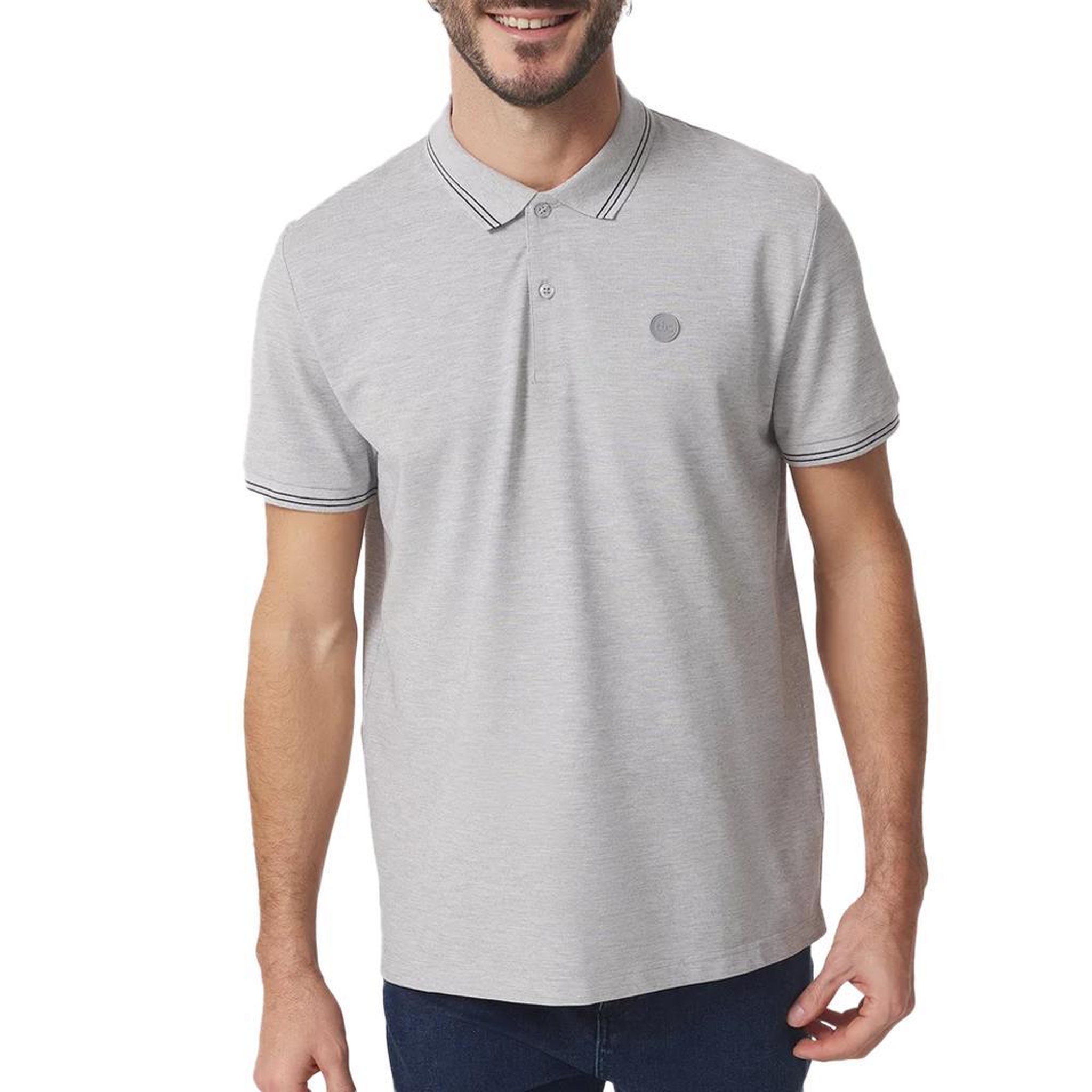 TBS Polo  Homme TBS ATTONPOL14027. Coloris disponibles : Gris