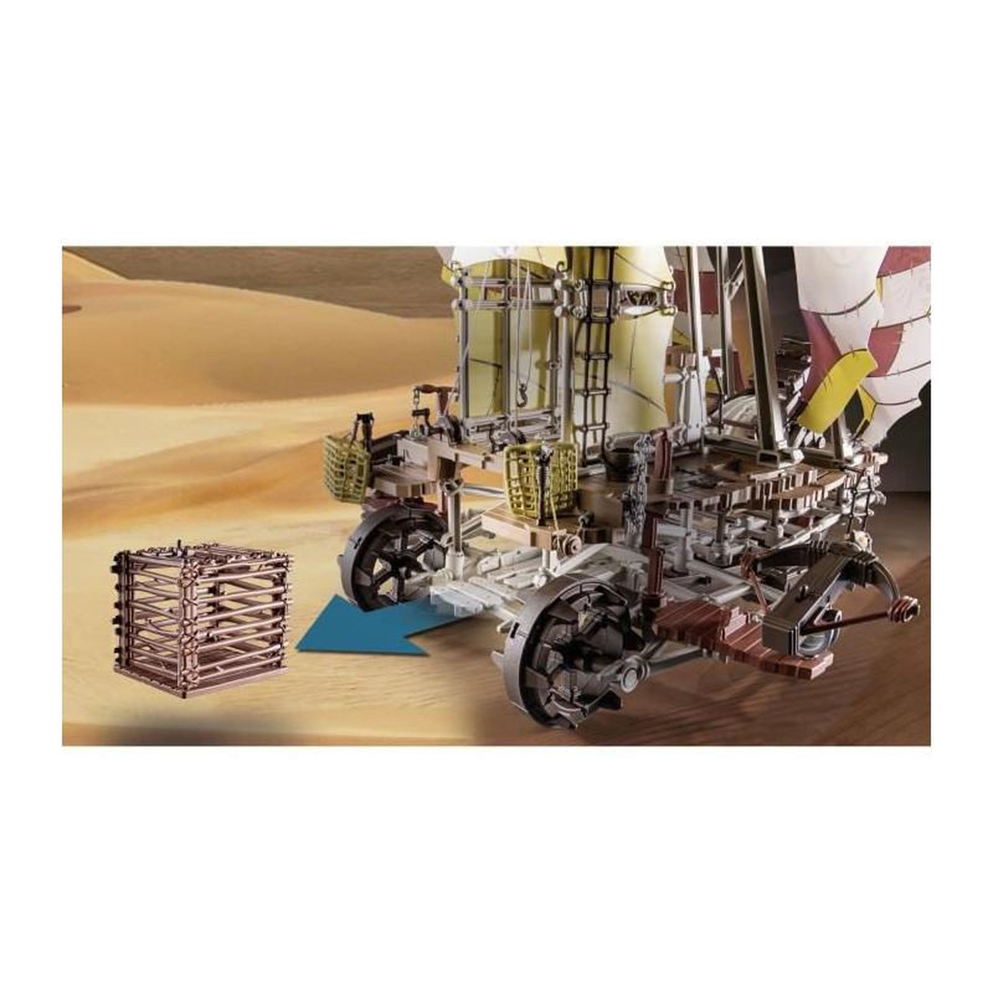 Voir la diapositive 6 : PLAYMOBIL PLAYMOBIL - 71023 - Novelmore - Sal'ahari Sands - Navire des sables
