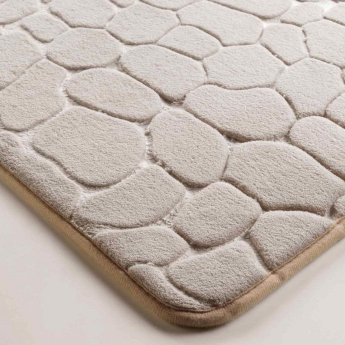 Paris Prix Tapis de Bain  Ricochet  50x120cm Taupe