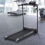 Voir la diapositive 2 : HOMCOM Tapis électrique de course pliable 1-9 Km/h 500 W écran LCD 3 programmes noir