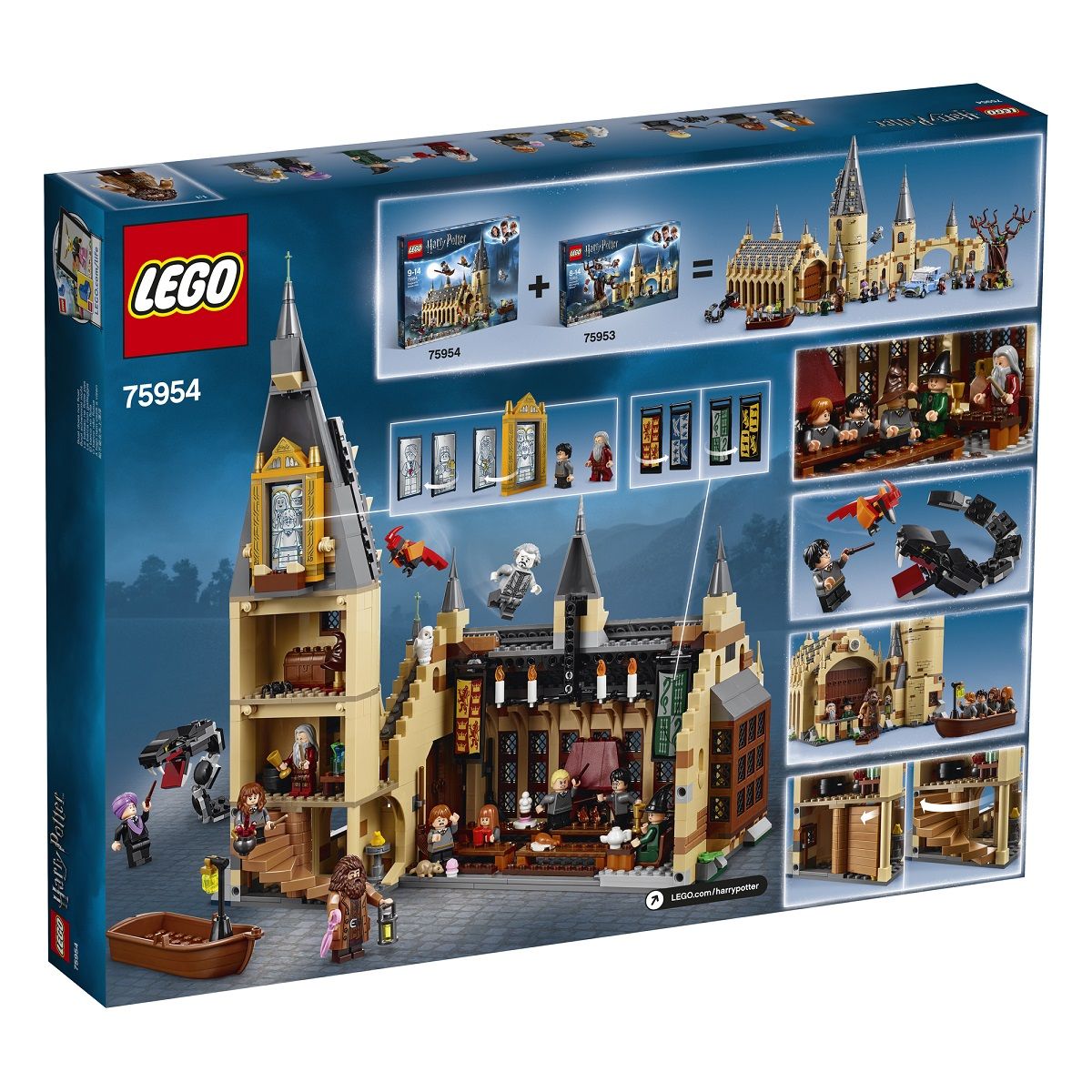 LEGO Harry Potter 75954 - La grande salle de Poudlard