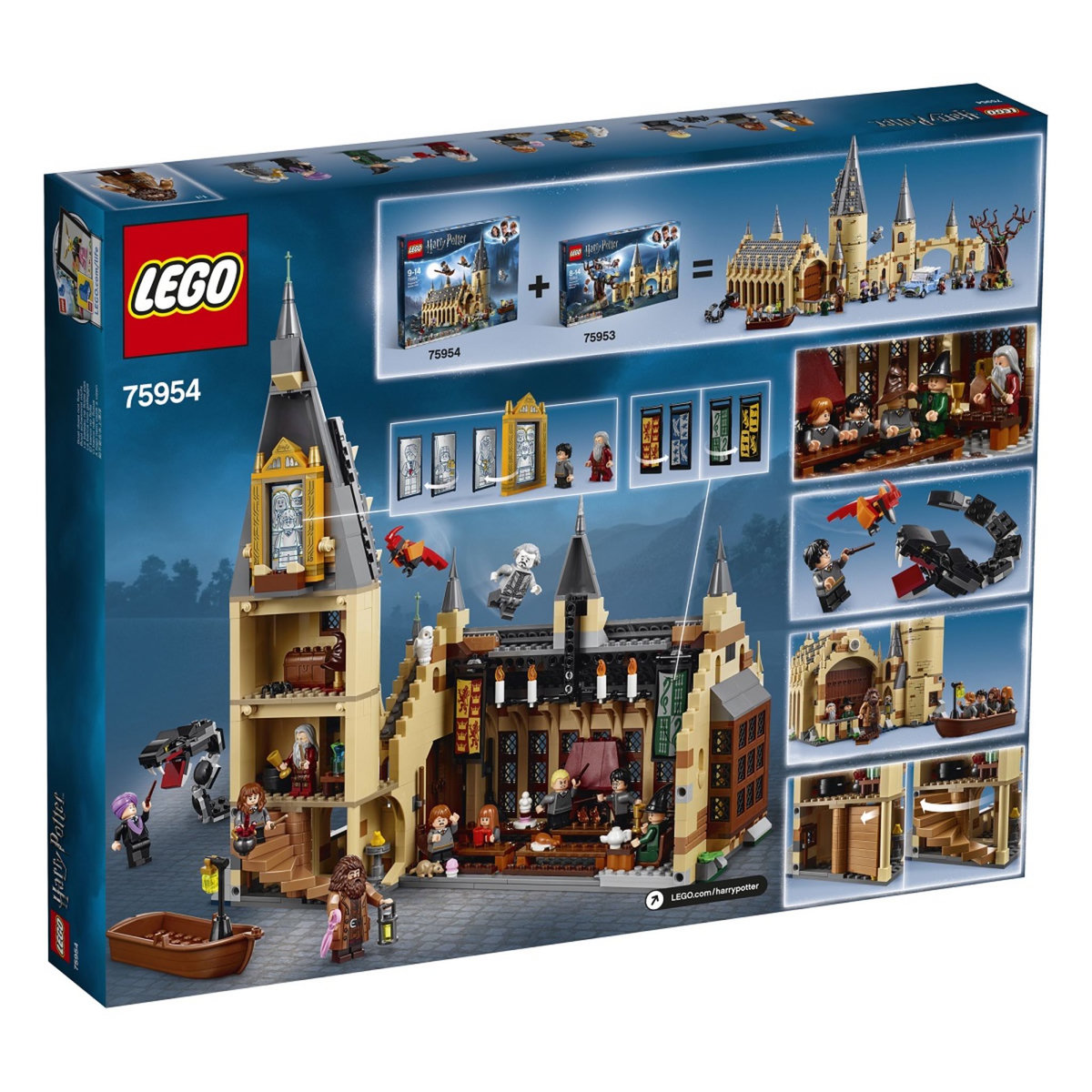 LEGO Harry Potter 75954 - La grande salle de Poudlard