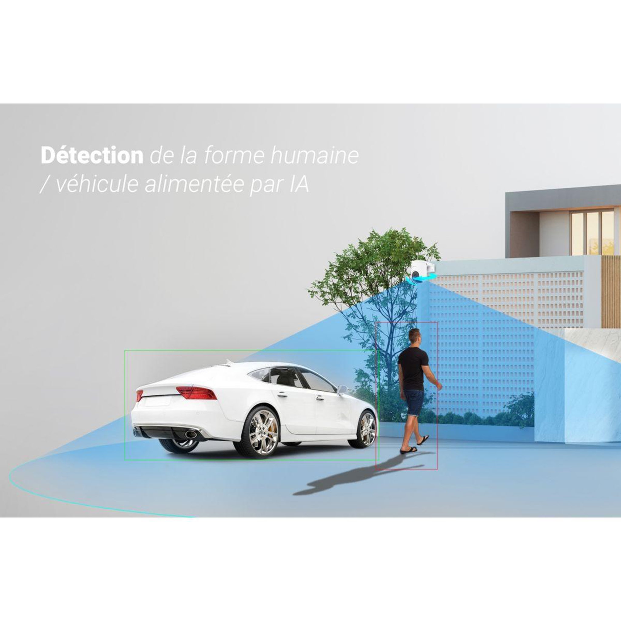 Voir la diapositive 4 : EZVIZ Caméra de surveillance HB8 Lite +5w solar panel