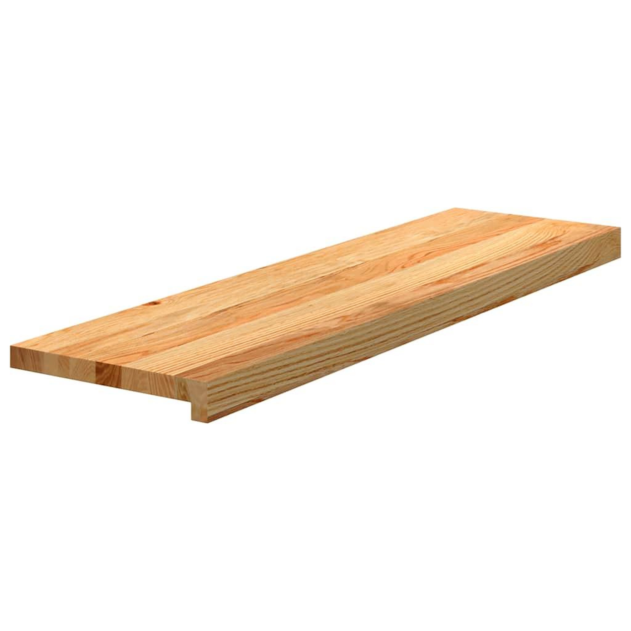 Voir la diapositive 3 : VIDAXL Marches d'escalier 2 pcs marron clair 90x30x2 cm chene massif