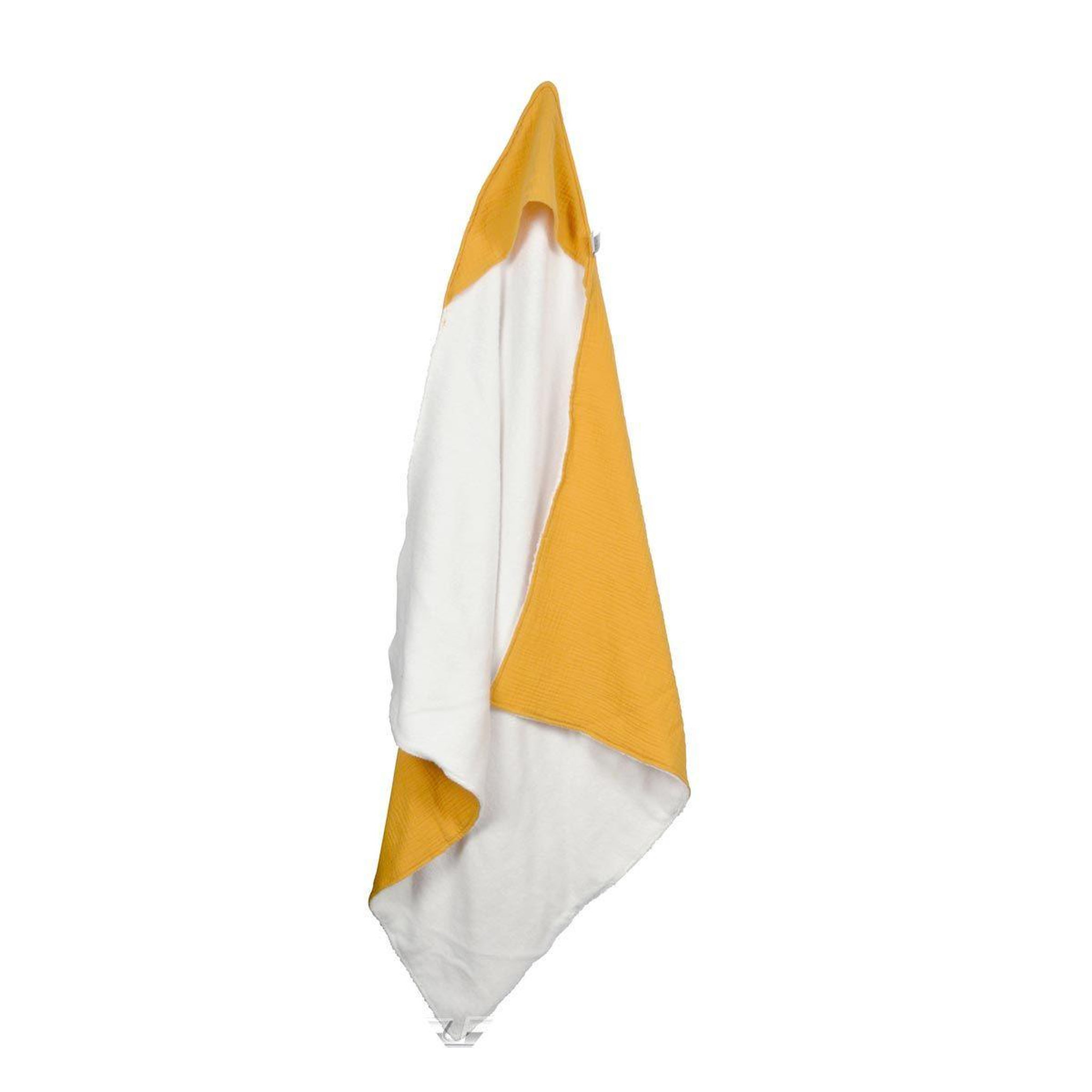 BEBE DOUCEUR Cape de Bain Bébé  Absorbant  75x75cm Moutarde