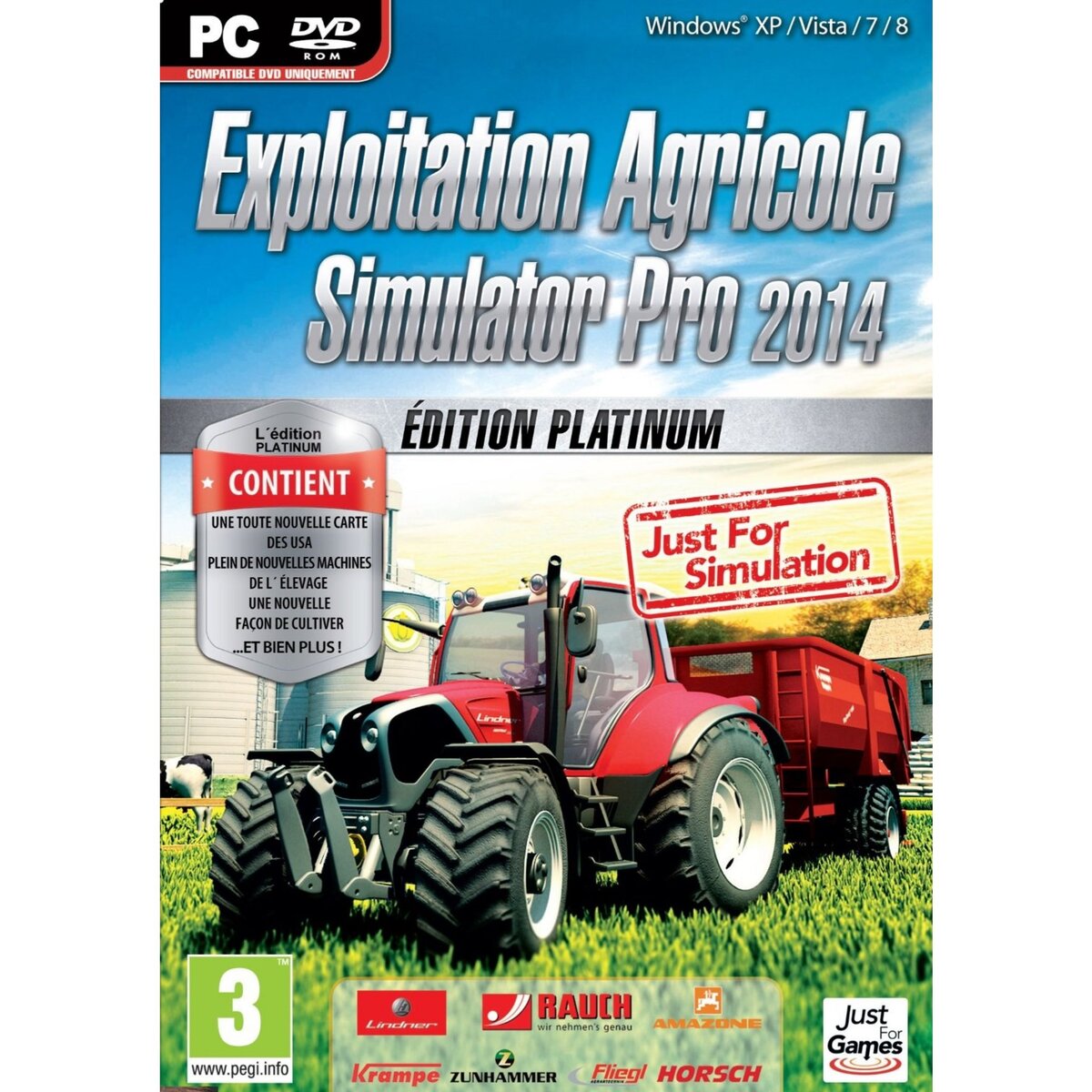 Exploitation Agricole Pro Simulator 2014 - Edition Platinum