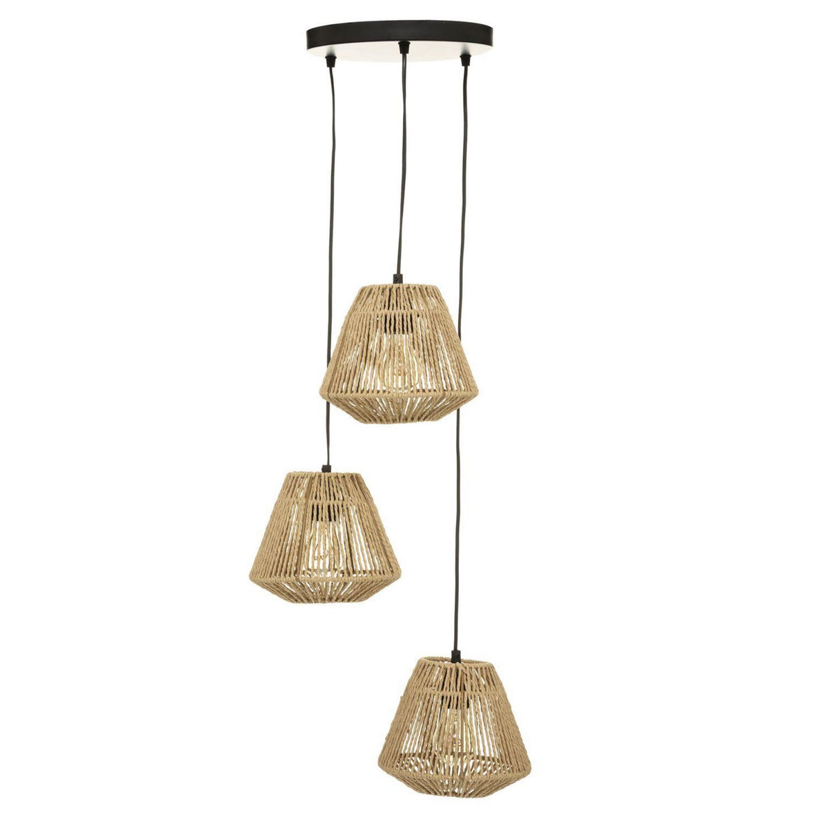 ATMOSPHERA 3 Suspensions en corde Jily - Beige