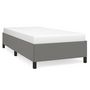 Voir la diapositive 2 : VIDAXL Cadre de lit sans matelas gris fonce 90x190 cm tissu