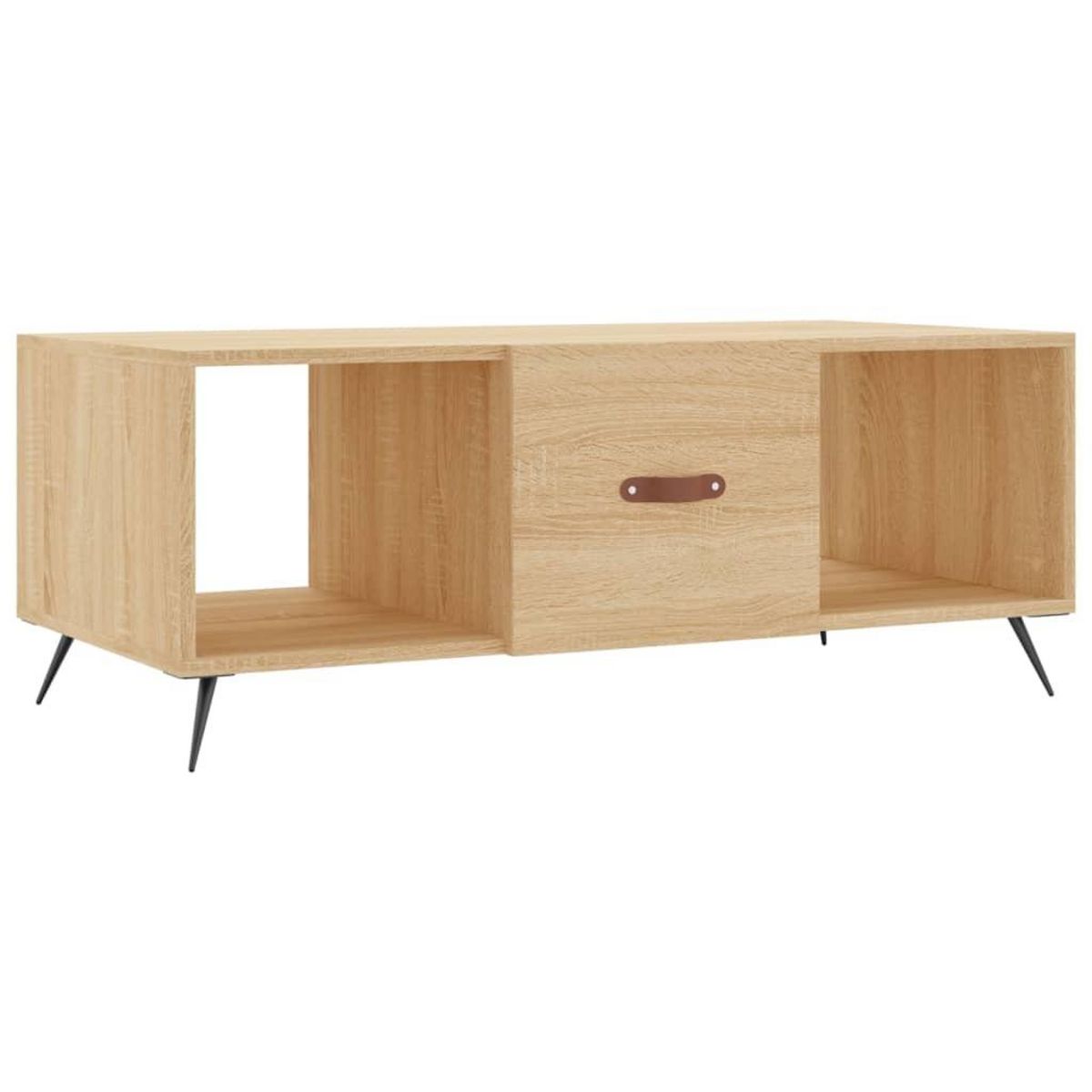 VIDAXL Table basse chene sonoma 102x50x40 cm bois d'ingenierie