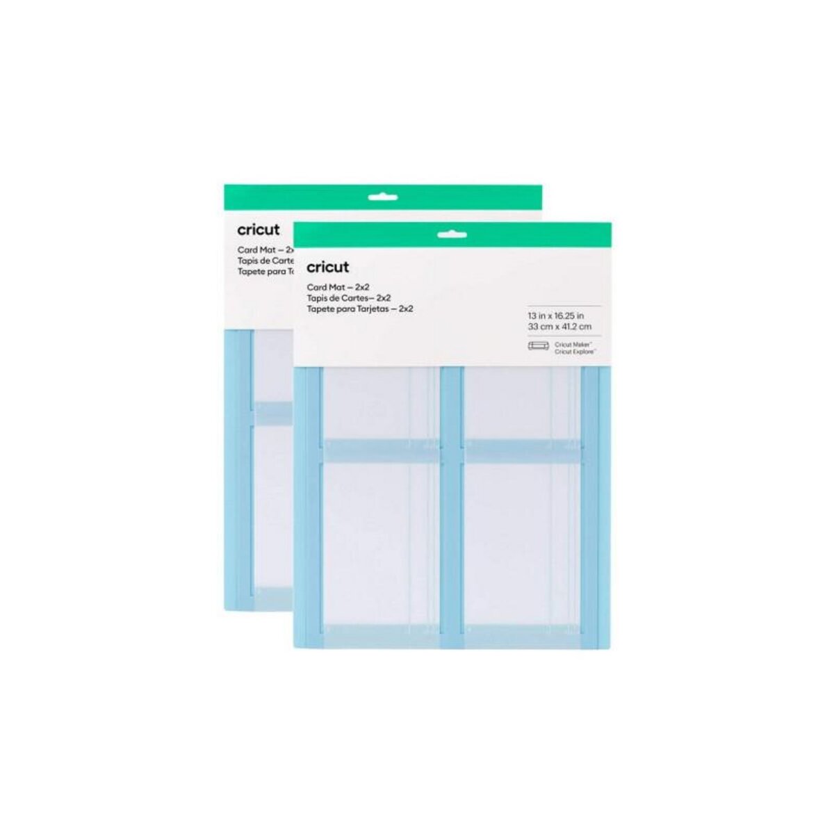 CRICUT Accessoires Machines De Découpe et Presses A Chaud Cricut Lot de 2 x 2 tapis de decoupe reutilisables 33 cm × 41 cm