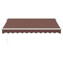 Voir la diapositive 3 : VIDAXL Auvent manuel retractable marron 300x250 cm