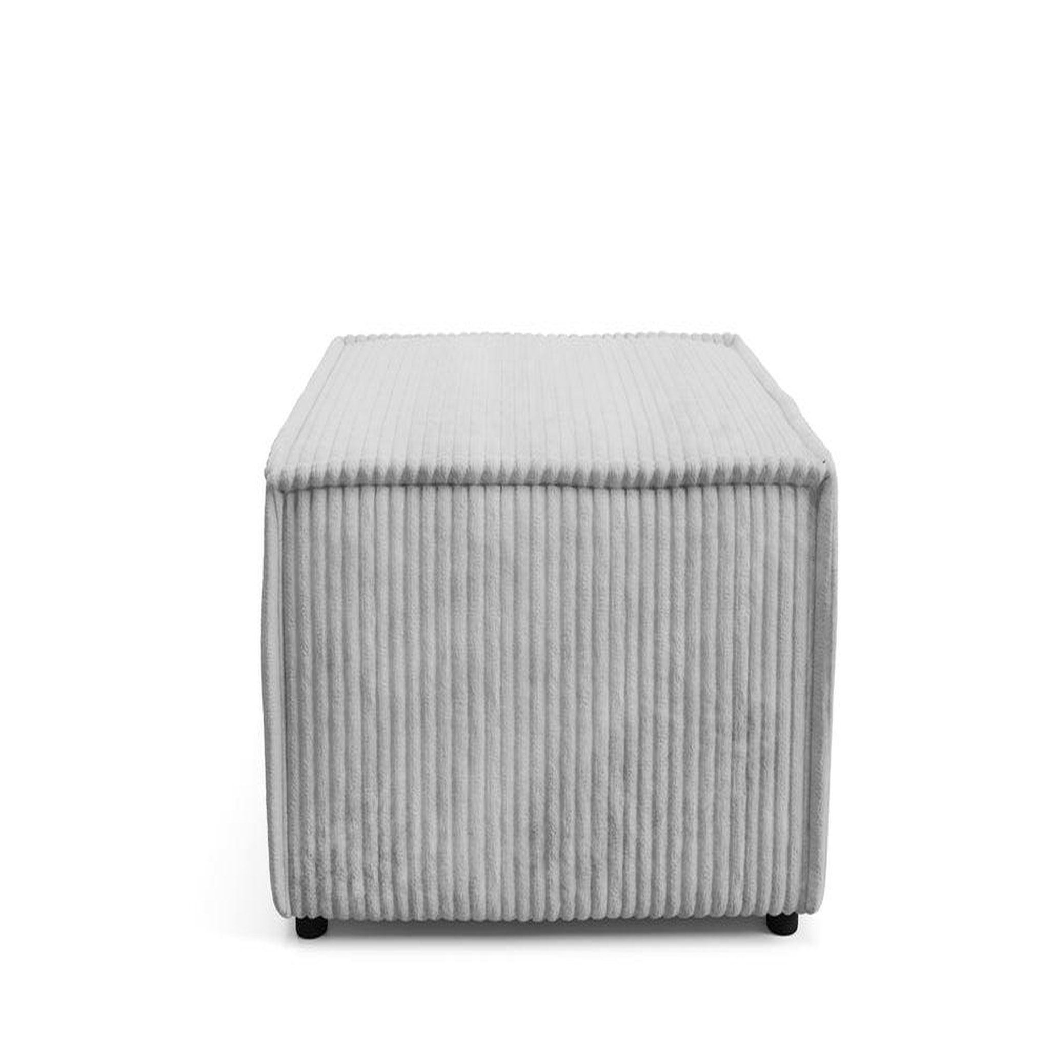 Voir la diapositive 1 : CASANOVA PARIS Laria - pouf gros velours côtelé
