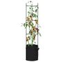 Voir la diapositive 1 : VIDAXL Cages a tomates avec sacs a plantes 4 pcs 154 cm acier et PP