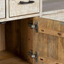 Voir la diapositive 5 : ATMOSPHERA Buffet 3 portes et 4 tiroirs en bois AJAY - Beige