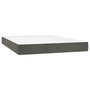 Voir la diapositive 2 : VIDAXL Matelas de lit a ressorts ensaches Gris fonce 140x200x20 cm