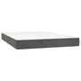 Voir la diapositive 2 : VIDAXL Matelas de lit a ressorts ensaches Gris fonce 140x200x20 cm