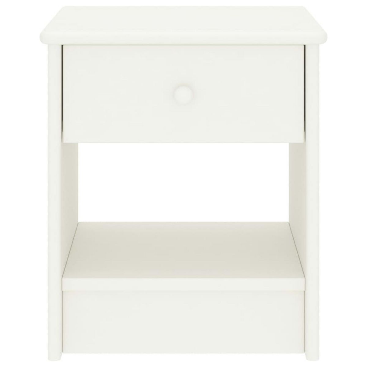 VIDAXL Table de chevet Blanc 35x30x40 cm Bois de pin massif