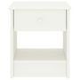 Voir la diapositive 2 : VIDAXL Table de chevet Blanc 35x30x40 cm Bois de pin massif
