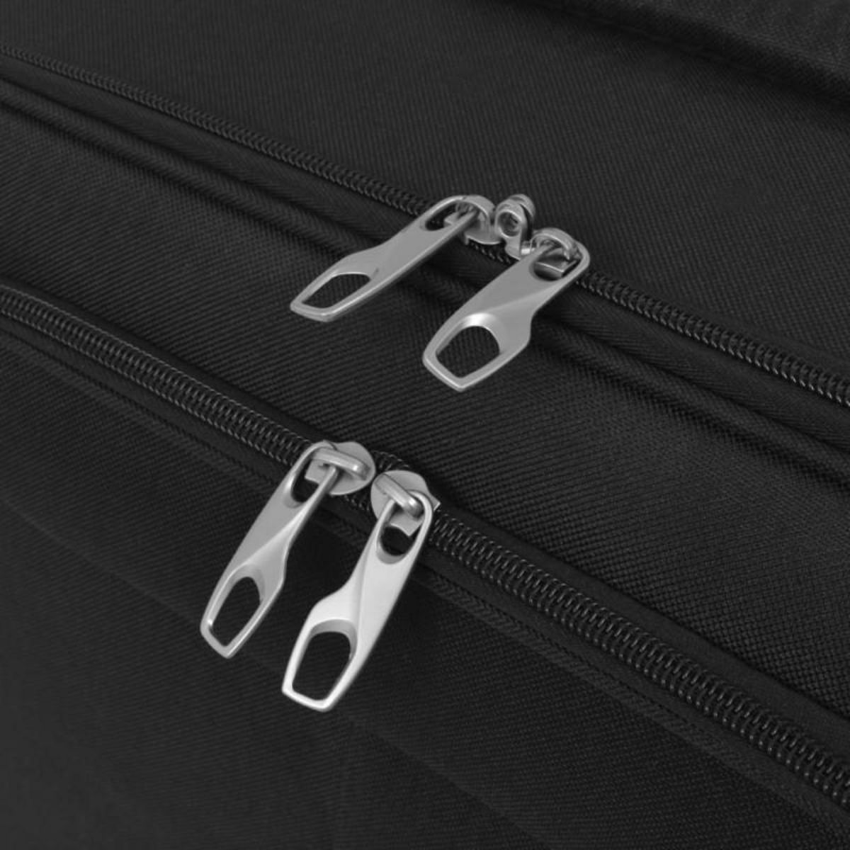 VIDAXL Valise de pilote Noir