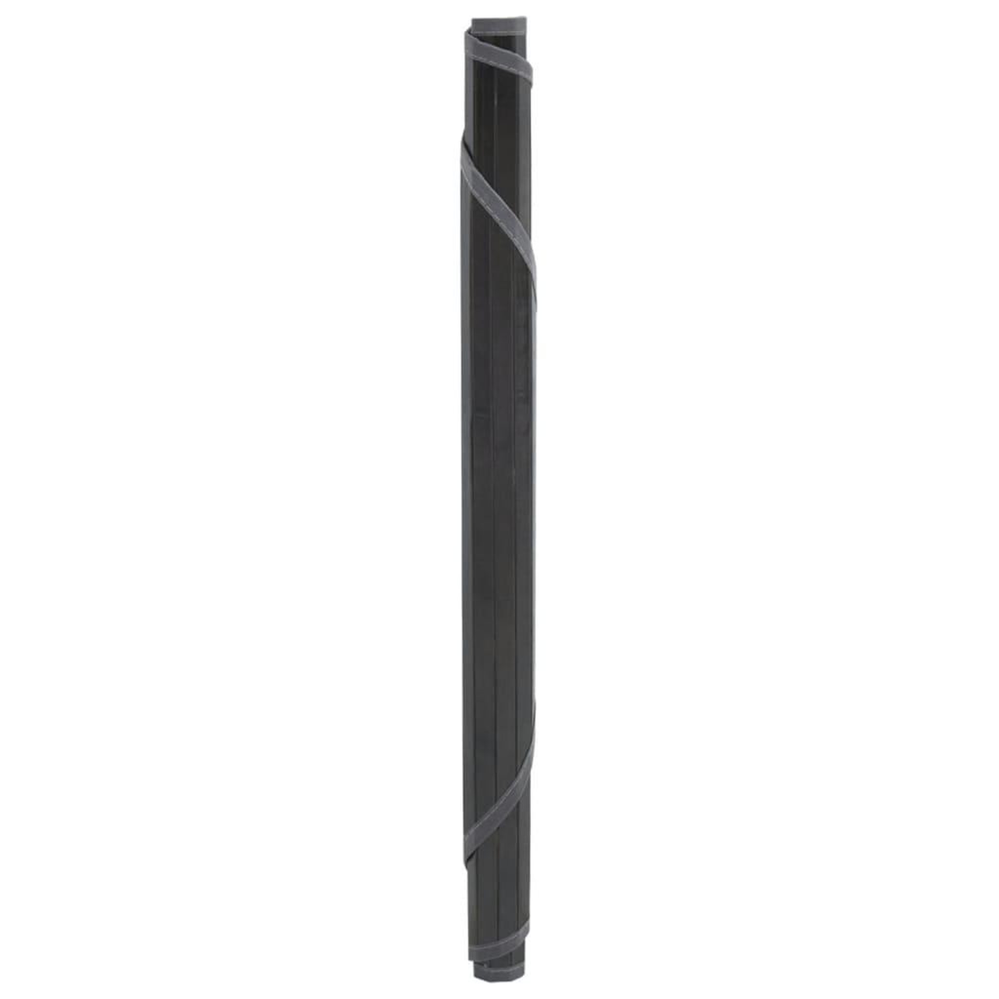 Voir la diapositive 3 : VIDAXL Tapis rond gris 80 cm bambou