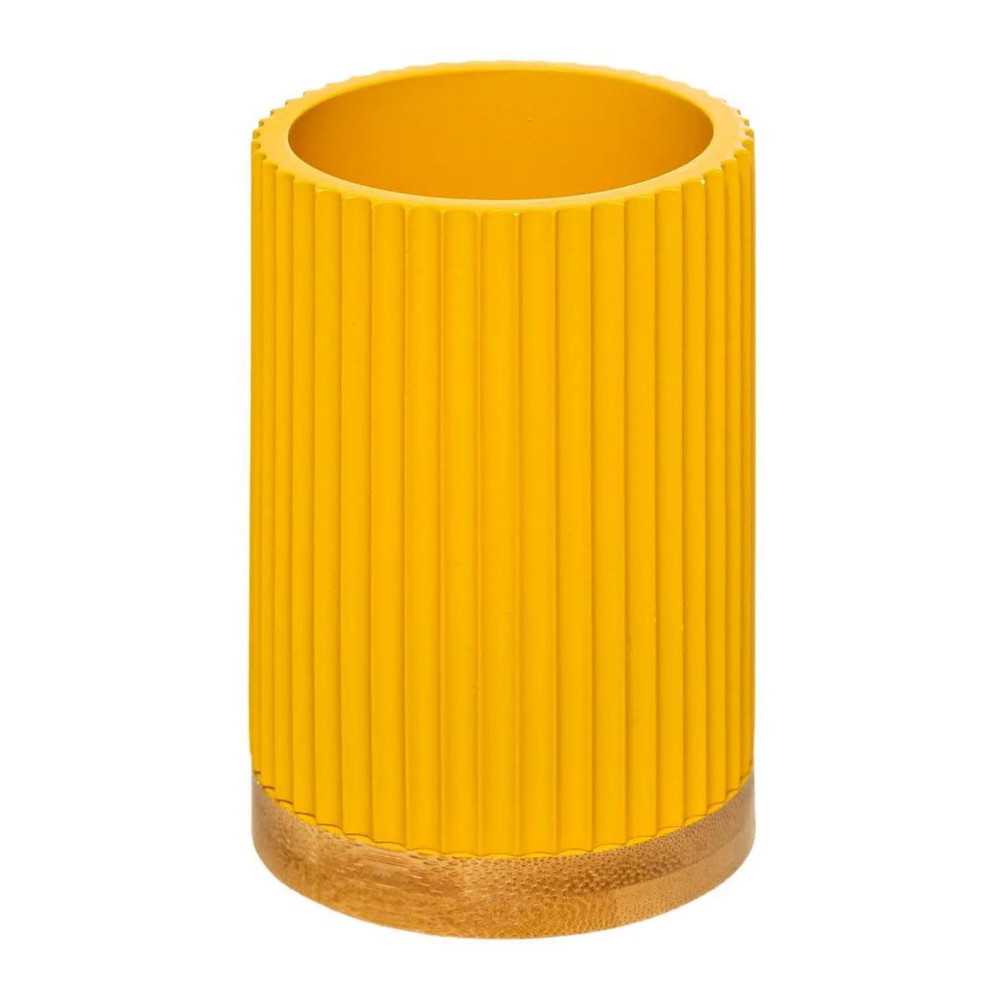 FIVE Gobelet brosse à dent  modern  11cm moutarde