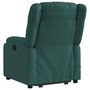 Voir la diapositive 5 : VIDAXL Fauteuil inclinable de massage electrique Vert fonce Tissu