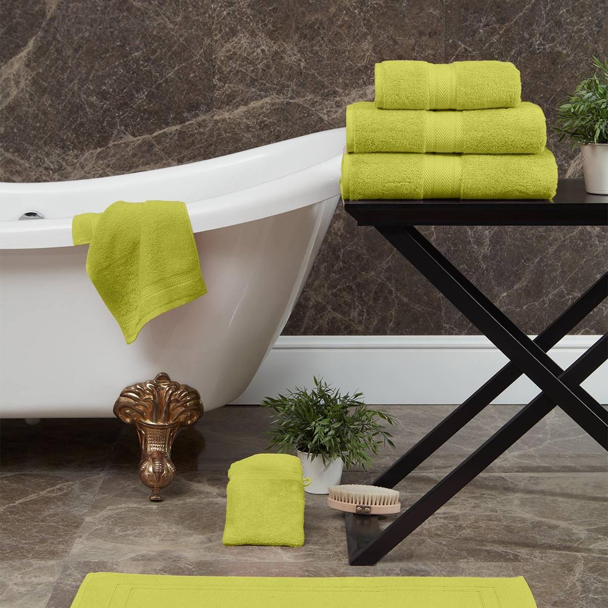 Voir la diapositive 4 : Sensei Maison Lot de 3 gants de toilette 550 g/m² LUXURY - 16x22 cm