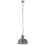 Voir la diapositive 3 : VIDAXL Lampe suspendue industrielle 32 cm Gris E27