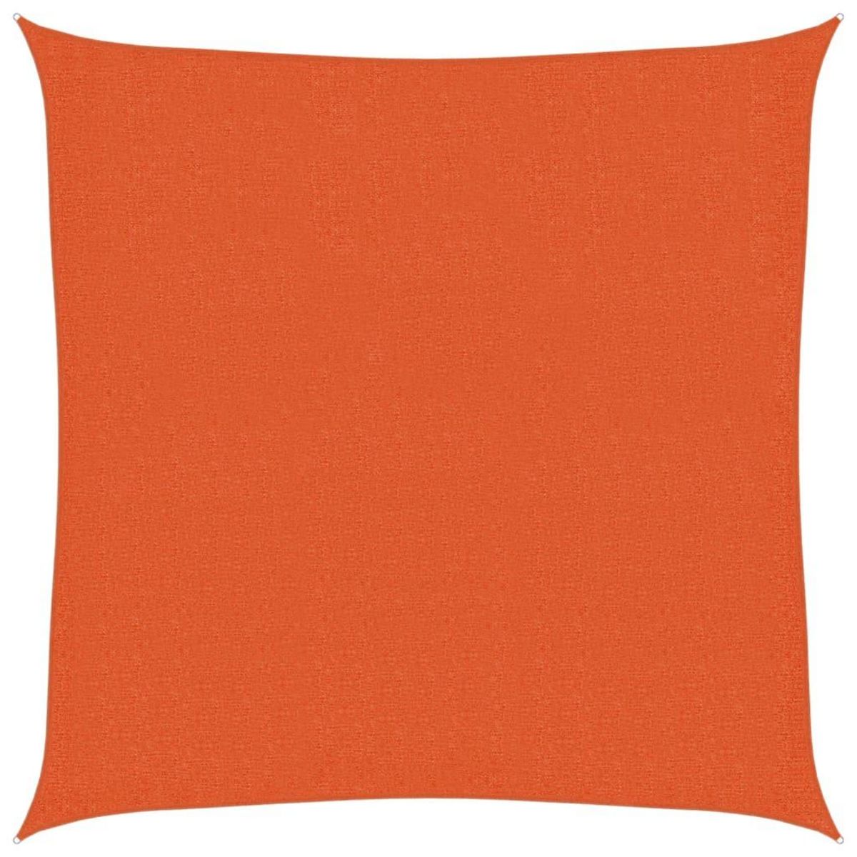 VIDAXL Voile d'ombrage 160 g/m^2 Orange 3x3 m PEHD