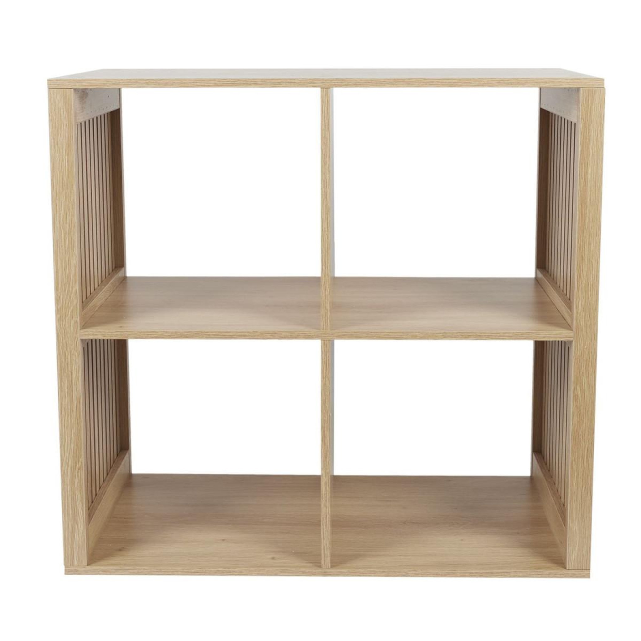 Voir la diapositive 2 : The Home Deco Factory Étagère modulable 4 cases  klaus  66cm marron