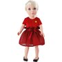 Voir la diapositive 1 : One Two Fun Ma jolie poupée mode 46 cm - Robe rouge