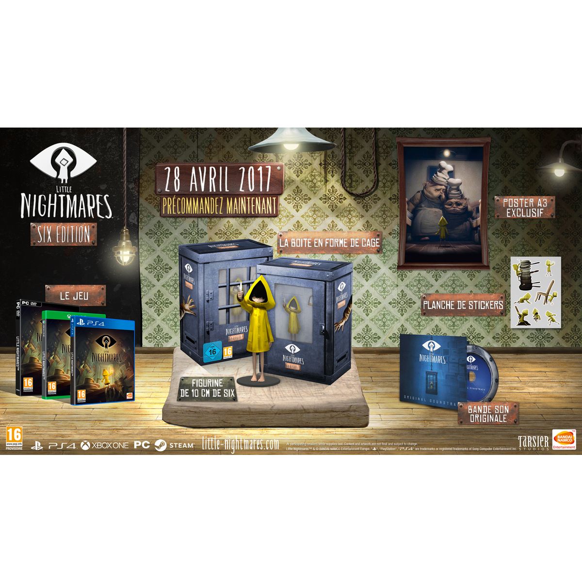 LITTLE NIGHTMARES PS4 - Six édition