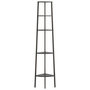 Voir la diapositive 3 : VIDAXL Etagere d'angle 5 niveaux Noir 45,5x31,5x180 cm