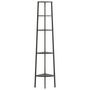 Voir la diapositive 3 : VIDAXL Etagere d'angle 5 niveaux Noir 45,5x31,5x180 cm